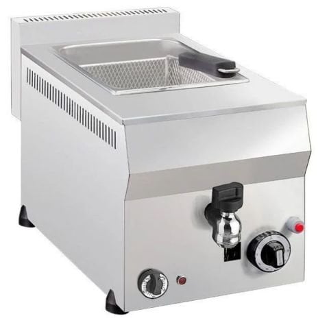 Remta R112CE Musluklu Fritöz, 8 L, Doğalgazlı