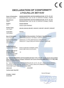 UHA-30-Y Hamur Açma Makinesi