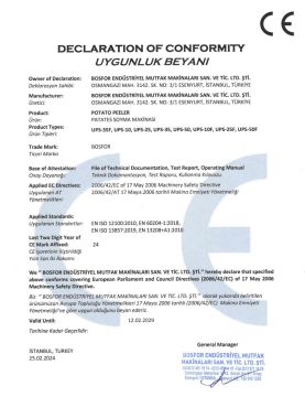 UPS-10F 10 kg Filtreli Patates Soyma Makinesi