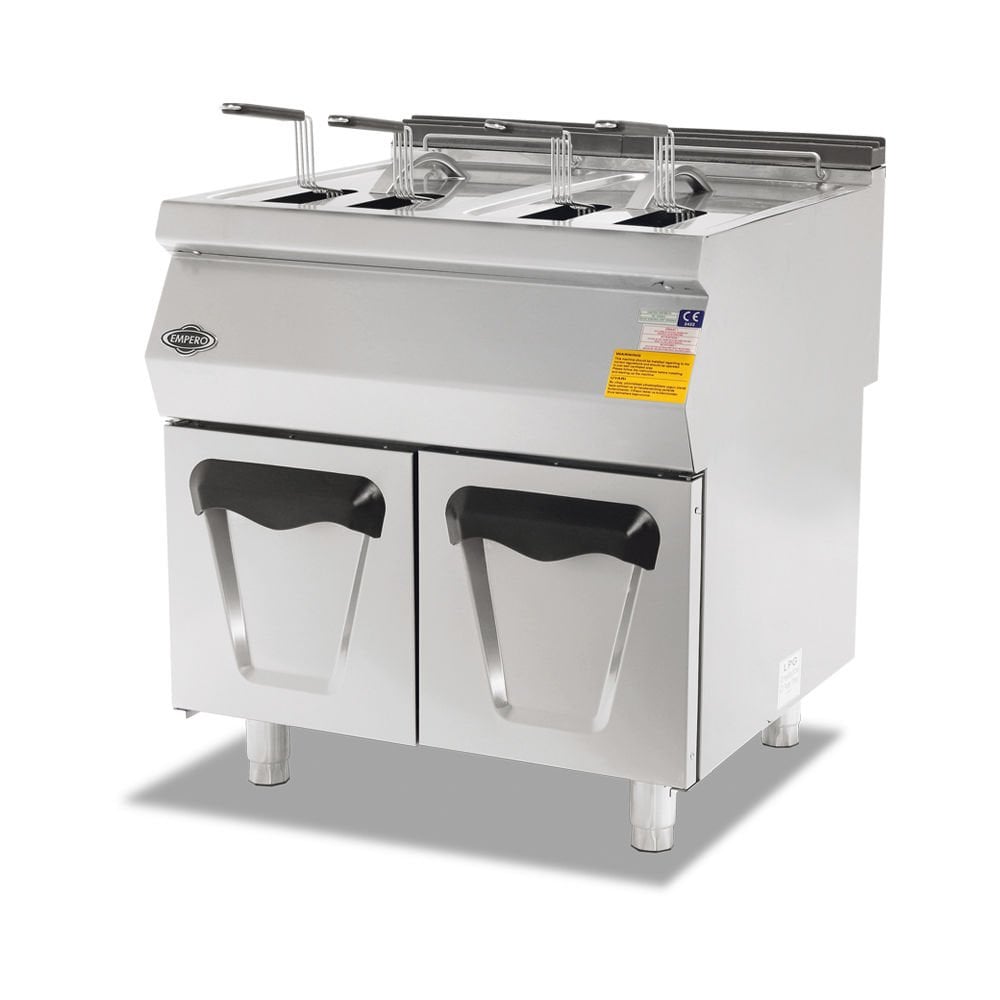 Empero Elektrikli Fritöz Dolaplı 14+14 L  -7FE020-D
