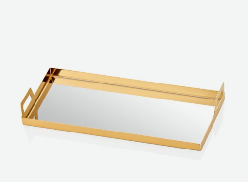 A43125 DİKDÖRTGEN TABAK  Altın / Gold