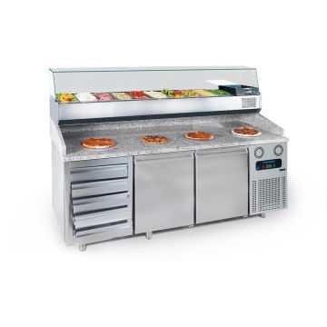 Frenox BZT 210-D   Pizza Buzdolapları 40X60 Tepsi Kapasitesi