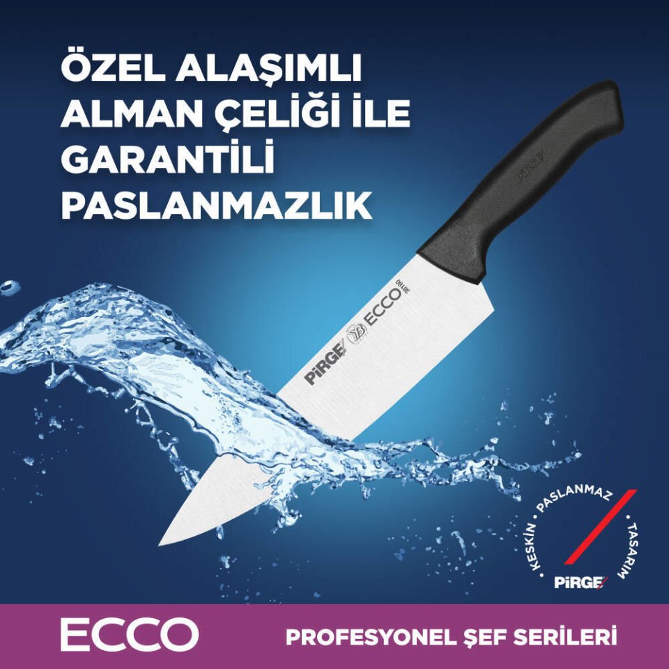 Pirge Ecco Çantalı 5'li Bıçak Seti SİYAH - 38402