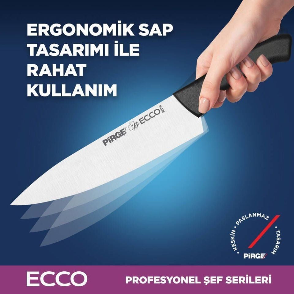 Pirge Ecco Salata Ustası Baba Bıçak Seti - 35176