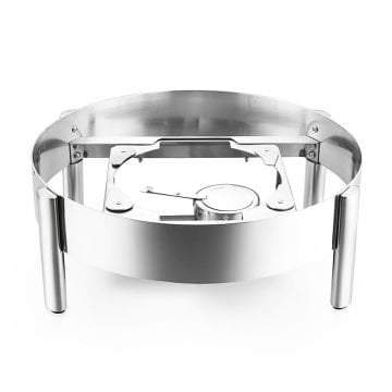 Biradlı GRV-5025A Lux Yuvarlak Chafing Dish Ayaklı Stand