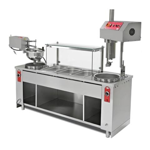 Empero LK.006Saray ve İzmir Lokma Makinesi Tezgahı, Gazlı / Doughnut Machine Table Lpg-Ng