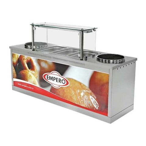Empero LK.006Saray ve İzmir Lokma Makinesi Tezgahı, Gazlı / Doughnut Machine Table Lpg-Ng
