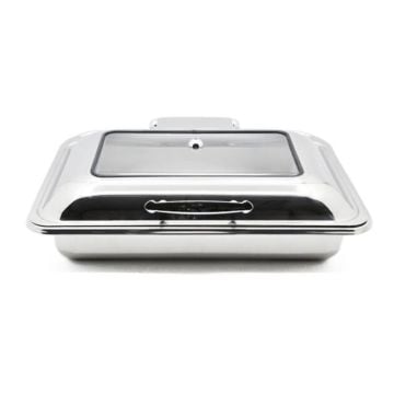 Biradlı GRV-4011A Ekonomik Dikdörtgen Chafing Dish Ayaklı Stand