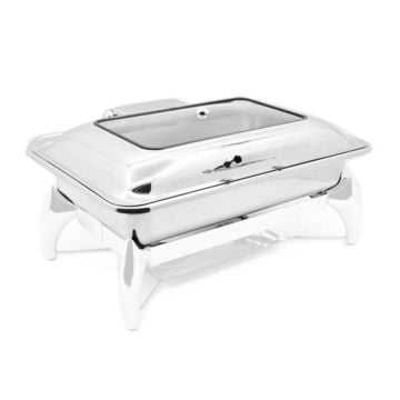 Biradlı GRV-4011A Ekonomik Dikdörtgen Chafing Dish Ayaklı Stand