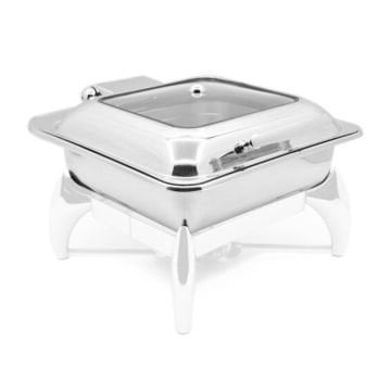 Biradlı GRV-4023 Ekonomik Kare Chafing Dish, GN 2/3