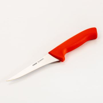 Pirge 38118 Ecco Sıyırma Bıçağı 14,5 cm / Boning Knife 14,5 cm Kırmızı.