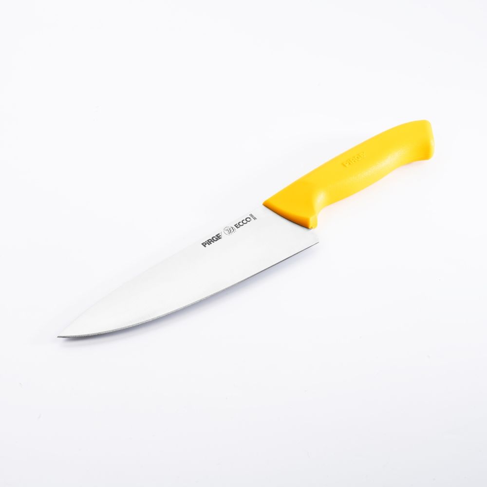 Pirge 38160 Ecco Şef Bıçağı 19 cm / Chef Knife 19 cm sarı.