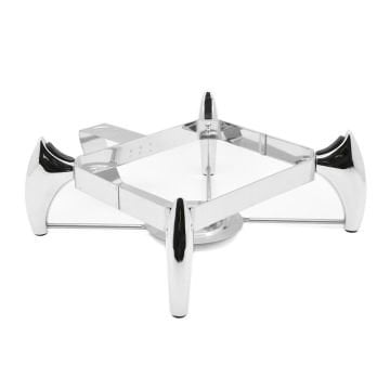 Biradlı GRV-4023A Ekonomik Kare Chafing Dish Ayaklı Stand