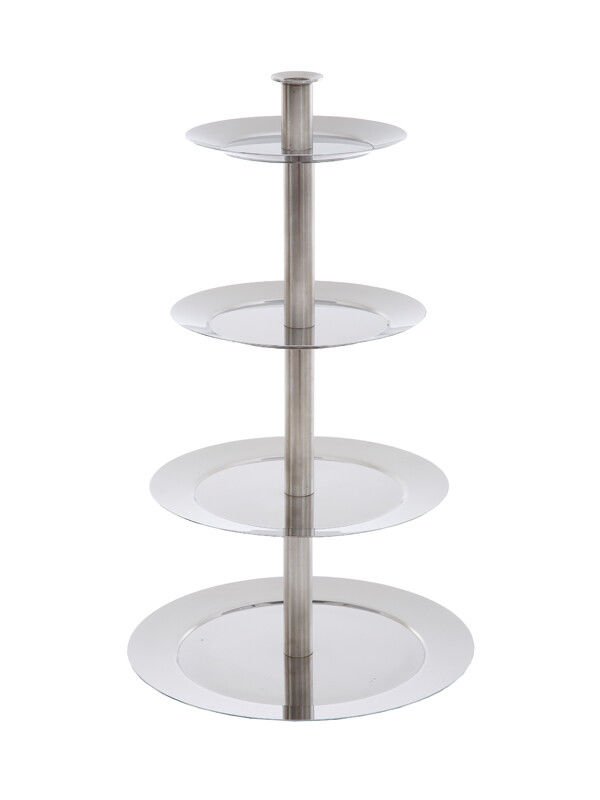 Narin A68004 Dört Katlı İkramlık K A -  17,5 cm B -  21 cm C -  25 cm D -  30 cm H - 49,5 cm