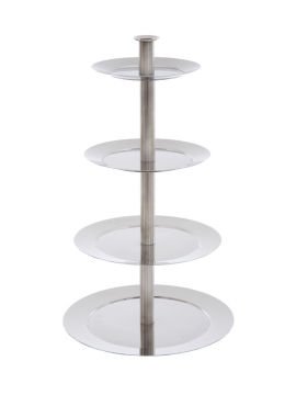 Narin A68004 Dört Katlı İkramlık K A -  17,5 cm B -  21 cm C -  25 cm D -  30 cm H - 49,5 cm