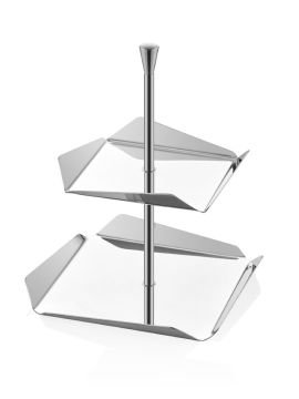Narin A68008 Kare İkramlık Stand  Büyük A - 12,5 cm B - 19,5 cm H - 23,5 cm