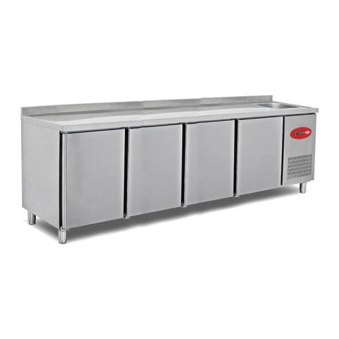 Empero EMP.255.70.01-EV Evyeli Tezgah Tip Buzdolabı 4 Kapılı / Counter Type Refrigerator with Sink+4 Doors