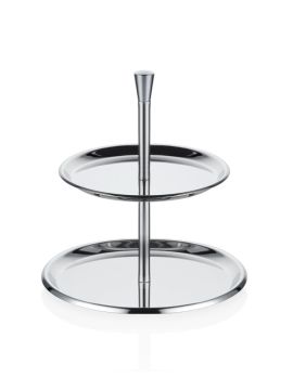 Narin A68010 İki Katlı İkramlık  A -  15,3 cm B - 18,7 cm H - 21 cm