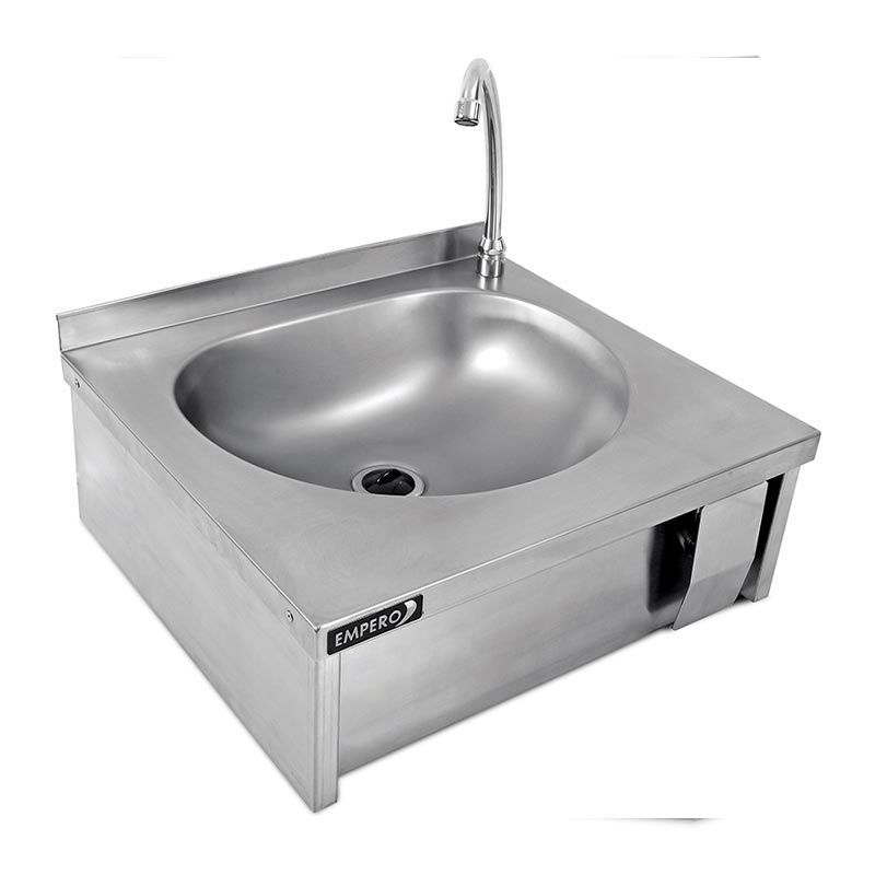 Empero EMP.DKE.002  El Yıkama Evyesi, Dizden Kumandalı, 40x40x22 cm / Knee Operating Handwash Basin