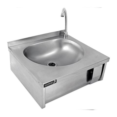 Empero EMP.DKE.002  El Yıkama Evyesi, Dizden Kumandalı, 40x40x22 cm / Knee Operating Handwash Basin