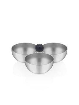 Narin A99006.Punto  Çerezlik  Üçlü  Nut Bowl 3 Parts Sade / Plain Ölçü / Size:  8,5 cm x3