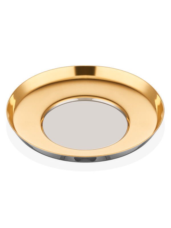 Narin A74128  Halley Çay Tabak Küçük Altın / Gold
