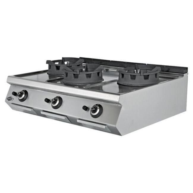 Empero 7WKG030 Wok Ocak, 3 Brülör, Doğalgazlı / Gas Wok Cooker 3 Burners
