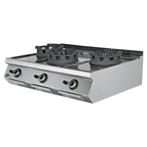 Empero 7WKG030 Wok Ocak, 3 Brülör, Doğalgazlı / Gas Wok Cooker 3 Burners