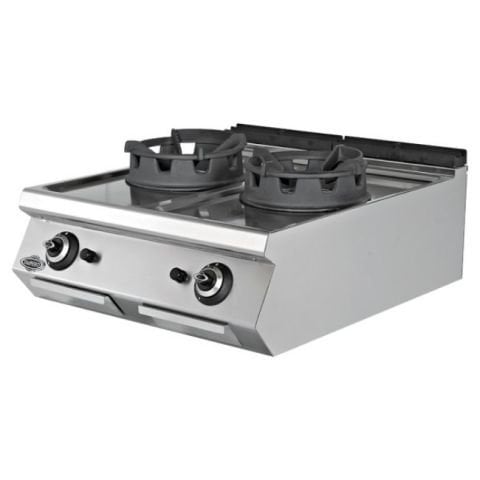 Empero 7WKG020 Wok Ocak, 2 Brülör, Doğalgazlı / Gas Wok Cooker 2 Burners
