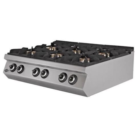 Empero 7KG030-  700 Plus 6 Brülörlü Set Üstü Ocak, Doğalgazlı /  Gas Cooker 6 Burners