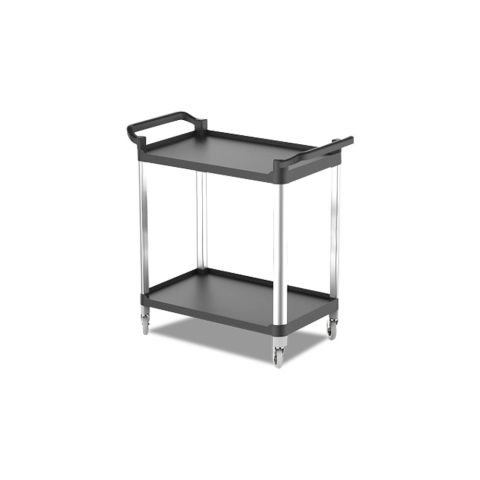 Empero EMP.PSV.02 Servis Arabası, Plastik, İki Katlı, 50x80x97 cm / Plastic Service Trolley 2 Tiers 