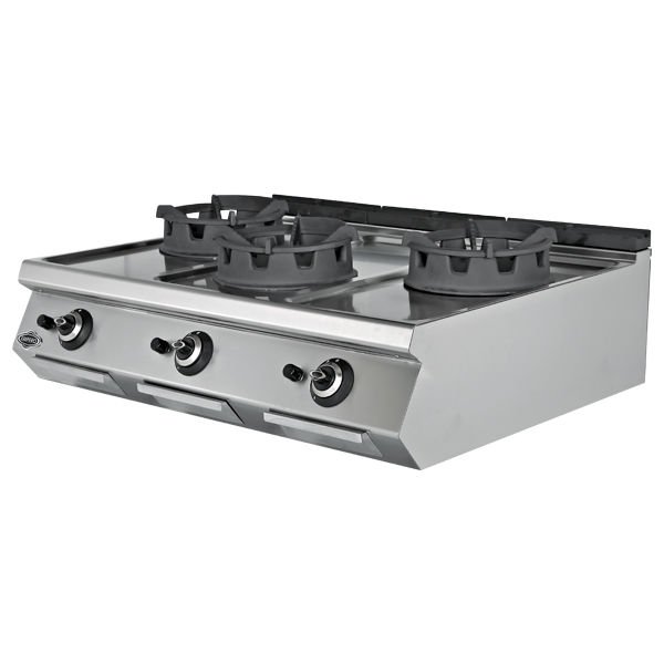 Empero 900 Plus Setüstü Wok Ocak, 3 Brülör, Doğalgazlı 9WK030