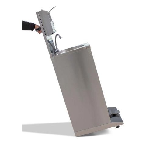 Empero  EMP.DKE.50.T Mobil El Yıkama Evyesi, Ayaktan Kumandalı / Foot Operated Mobile Hand Wash Sink   
