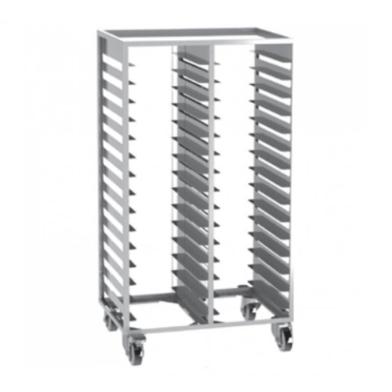 Empero EMP.BA.2.3753-26  Selfrom Bulaşık Toplama Arabası, İkili, 37x53 cm / Tray Trolley with Rails Four Row For 37x53