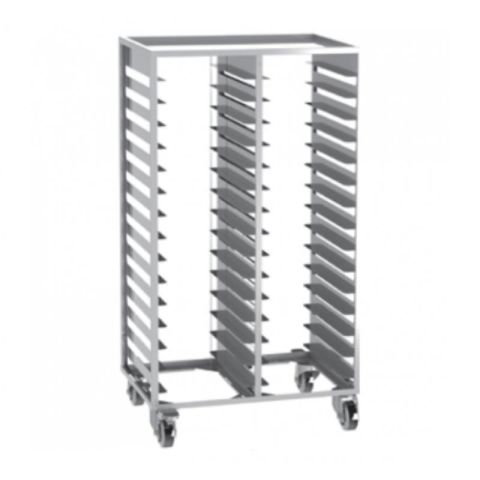 Empero EMP.BA.2.3753-26  Selfrom Bulaşık Toplama Arabası, İkili, 37x53 cm / Tray Trolley with Rails Four Row For 37x53