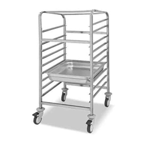 Empero EMP.BA.2.GN.9 Gn Küvet Taşıma Arabası, Tekli, 1/1 GN, 9 Tepsi Kapasiteli / Gn Trolley Low Single 1/1 Gn