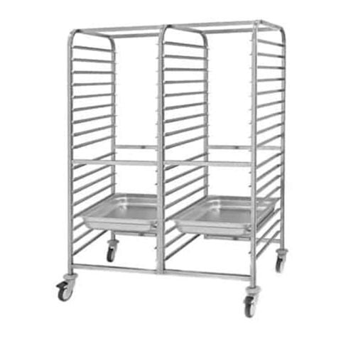 Empero EMP.BA.2.GN2.34 Tepsi Taşıma Arabası, Tekli, 2/1 GN, 34 Tepsi Kapasiteli / Gn Trolley High Twin 1/1 Gn
