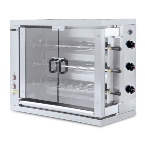 Empero EMP.5EE Piliç Kızartma Makinesi, 30\'lu elektrikli 1194x481x1180 mm / Electrical Chicken Rotisserie