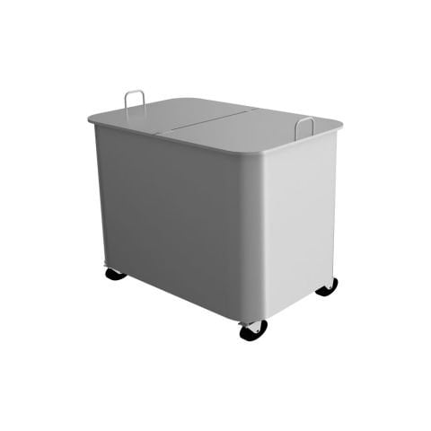 Empero EMP.ECK.3.8454-58 Çift Kapaklı Erzak Arabası 80x54x58 cm / Mobile Bin Double Lid