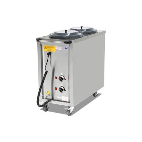 Empero EMP.TO.2432-I-2 Isıtmalı Tabak Otomatı, çiftli , 32+32  Tabak Kapasiteli / Double Plate Dispenser 