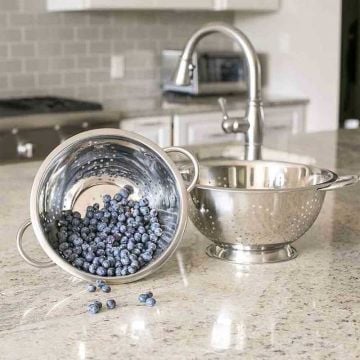 Epinox MS-24 Çelik Makarna Süzgeci, 24 cm