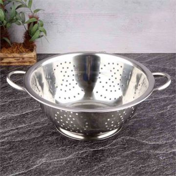 Epinox MS-24 Çelik Makarna Süzgeci, 24 cm