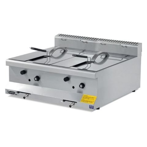 Empero EMP.6FG020 Fritöz, 10+10 L, Doğalgazlı  / Gas Fryer