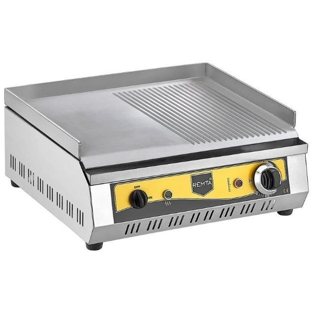 Remta R83(A) Yarı Oluklu Pleyt Izgara, 50 cm, Elektrikli