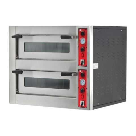 Empero EMP.6+6G Pizza Fırını, Çift Kat, 30 cm 6+6 Pizza / Gas Two Layer Pizza Oven