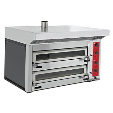 Empero GF.01-D Gold Midi Pizza Fırını, İki Katlı, 34 cm x 4+4 Pizza / Gold Midi Pizza Oven Double Layer