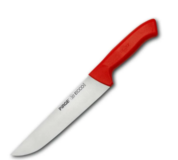 Pirge 38104 Ecco Kasap Bıçağı 21 cm / Butcher Knife 21 cm kırmızı