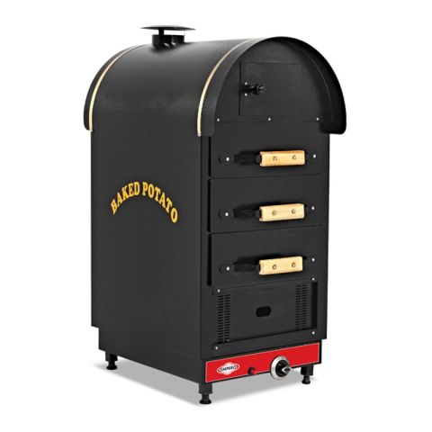 Empero KFE.030 Elektrikli Kumpir Fırını Üç Çekmeceli(500X700X1200) / Electrical Potato Baking Oven 3 Drawers