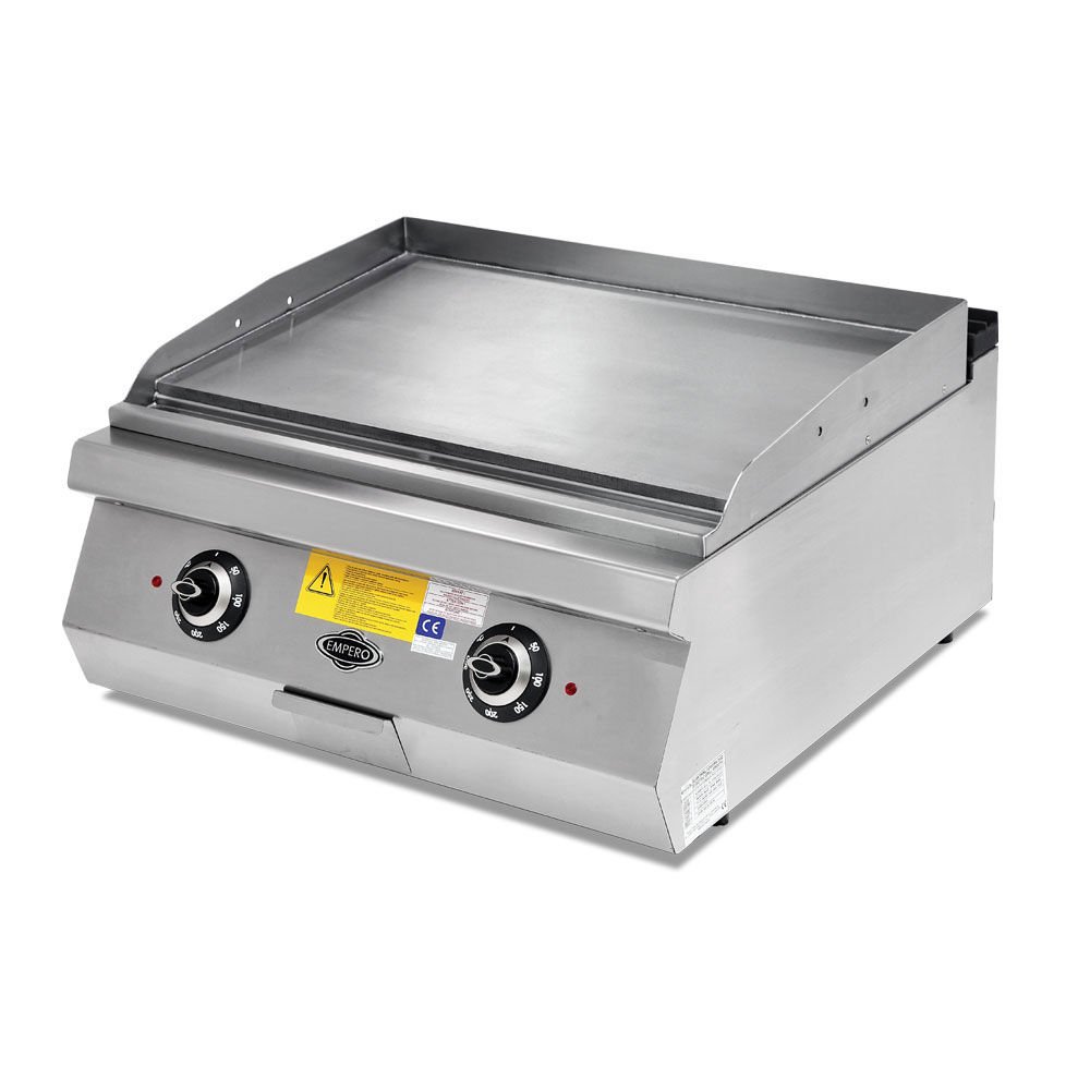 Empero EMP.PLS.7IE021-K  Elektrikli Izgara Komple Oluklu Krom Pleyt / Electrical Grill Ribbed Chrome Plate