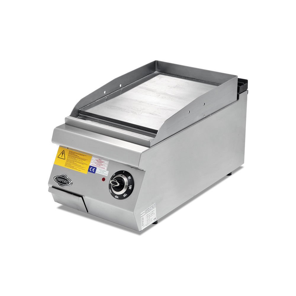Empero EMP.PLS.7IE011-K  Elektrikli Izgara Komple Oluklu Krom Pleyt / Electrical Grill Ribbed Chrome Plate